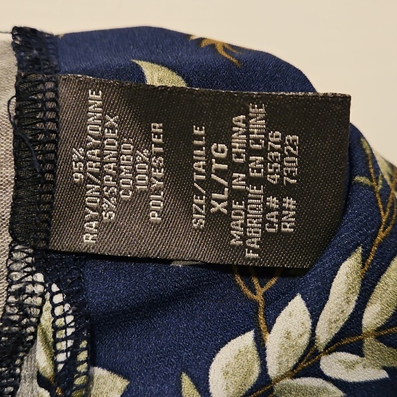 Suzy Shier Womens XL Top NWOT Sleeveless Tank Floral - Picture 4 of 5